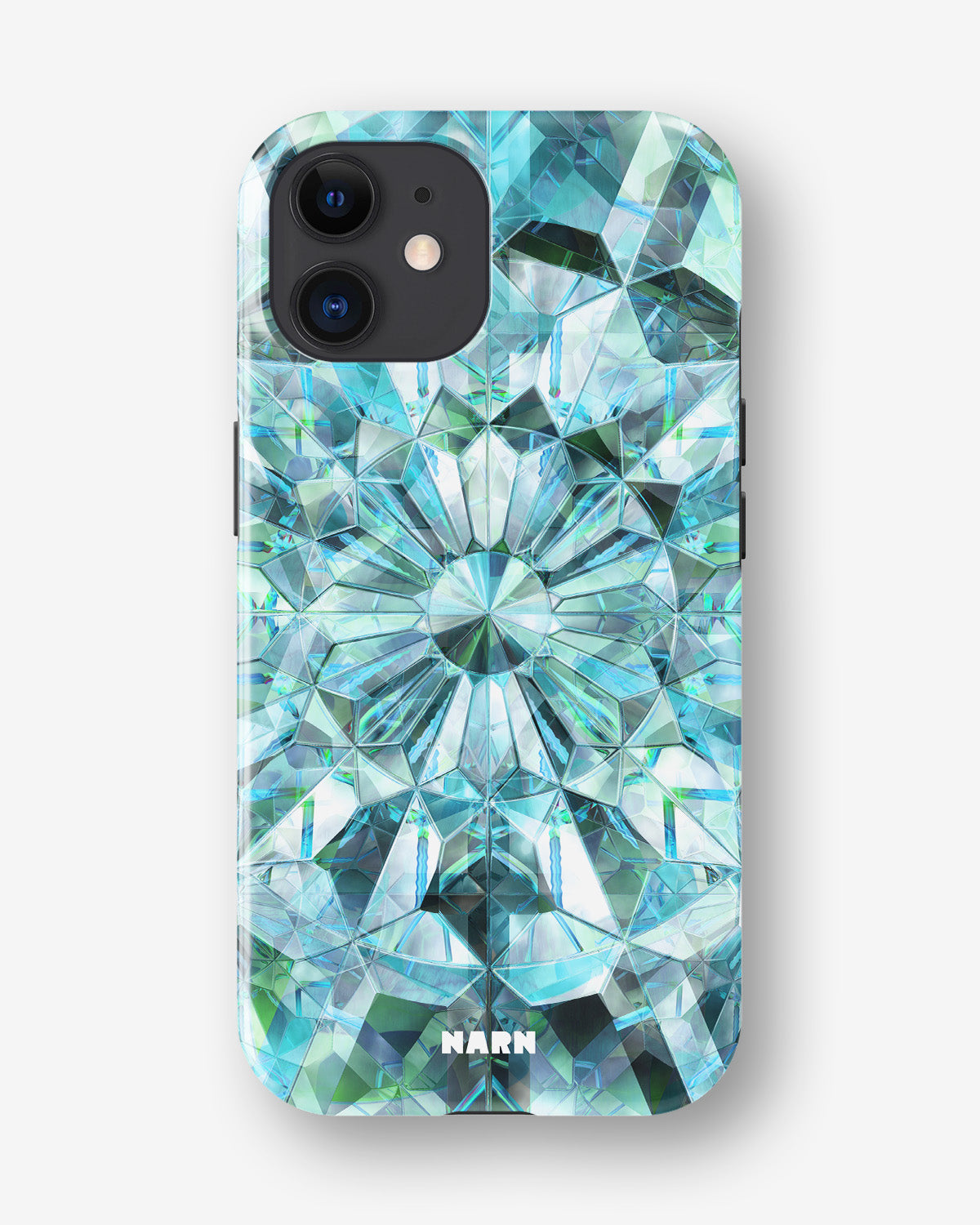iPhone 11 Tough Case – Green Crystals - View 1