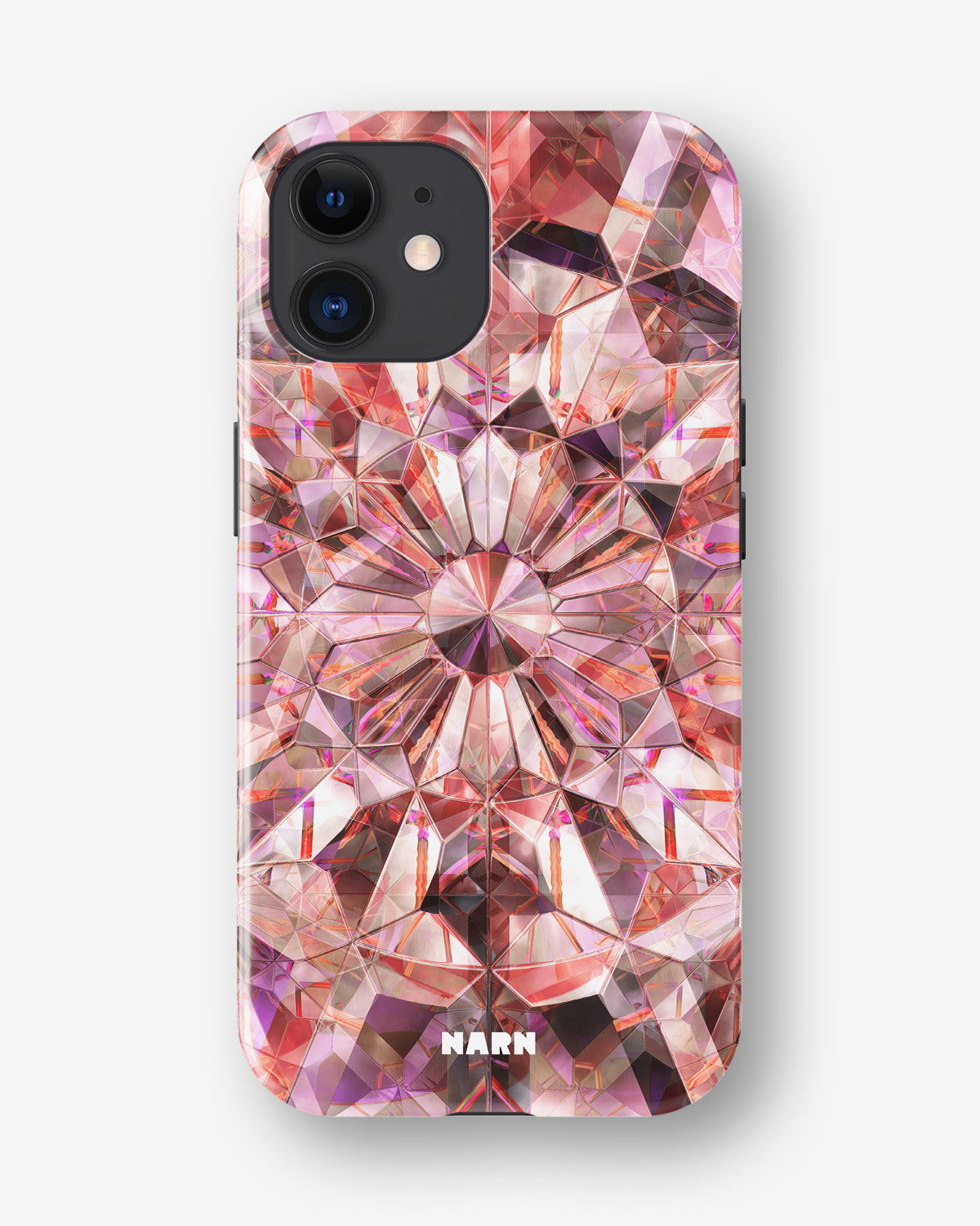 iPhone 11 Tough Case – Pink Crystals - View 1