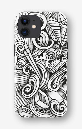 iPhone 11 Tough Case – Japanese Pattern - View 1
