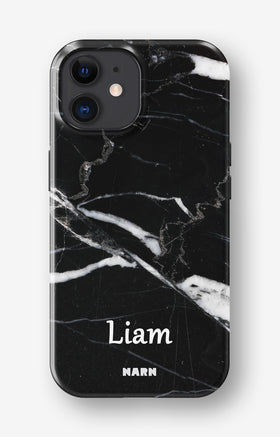 iPhone 11 Tough Case – Custom - Black Marble - View 1