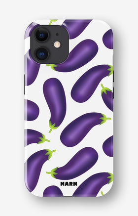 iPhone 11 Tough Case – Eggplant Pattern - View 1