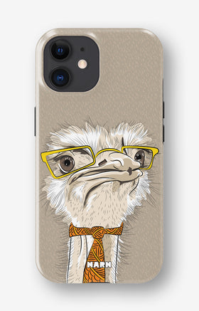 iPhone 11 Tough Case – Hipster Ostrich - View 1