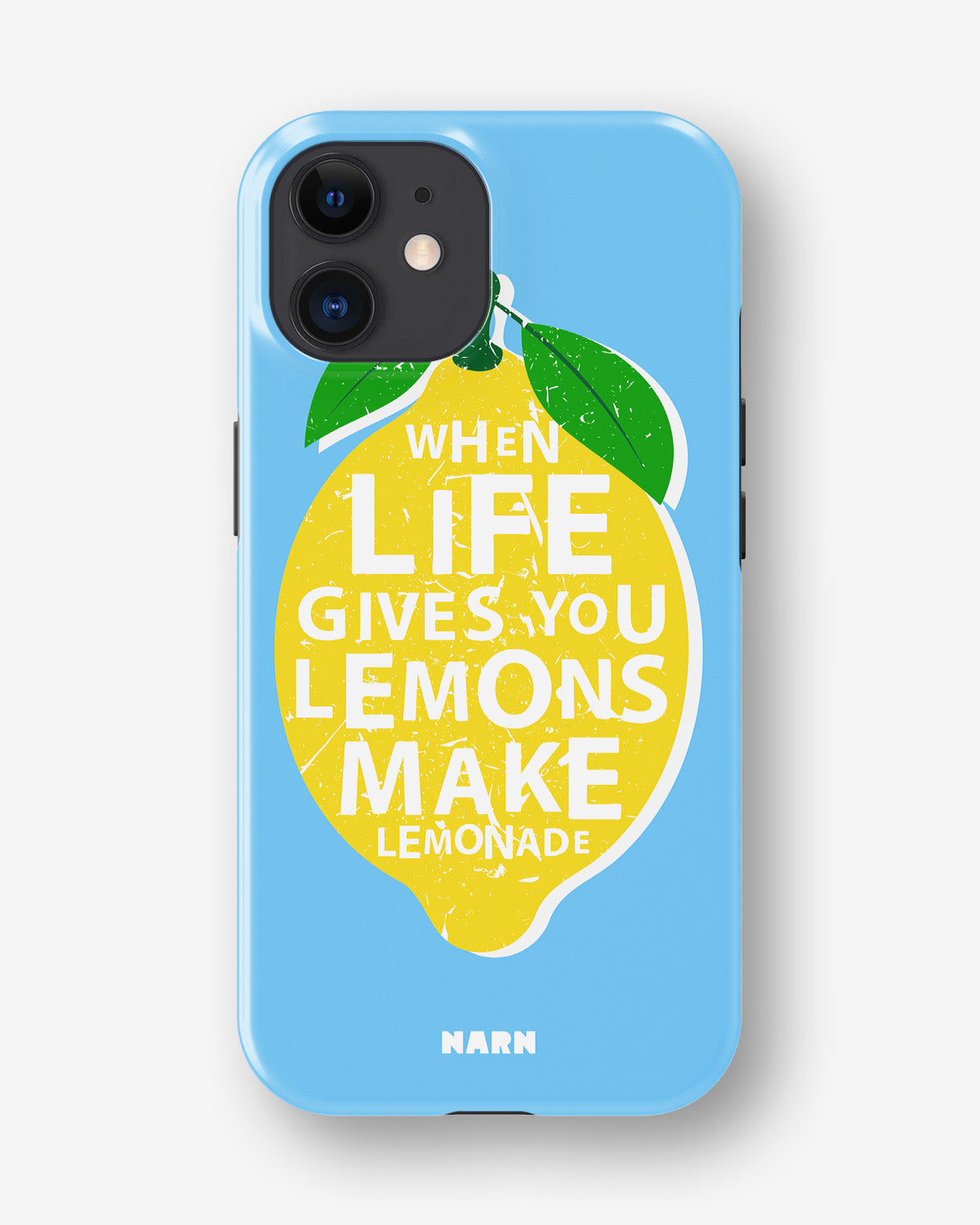 iPhone 11 Tough Case – Lemon Quote - View 1