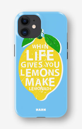 iPhone 11 Tough Case – Lemon Quote - View 1