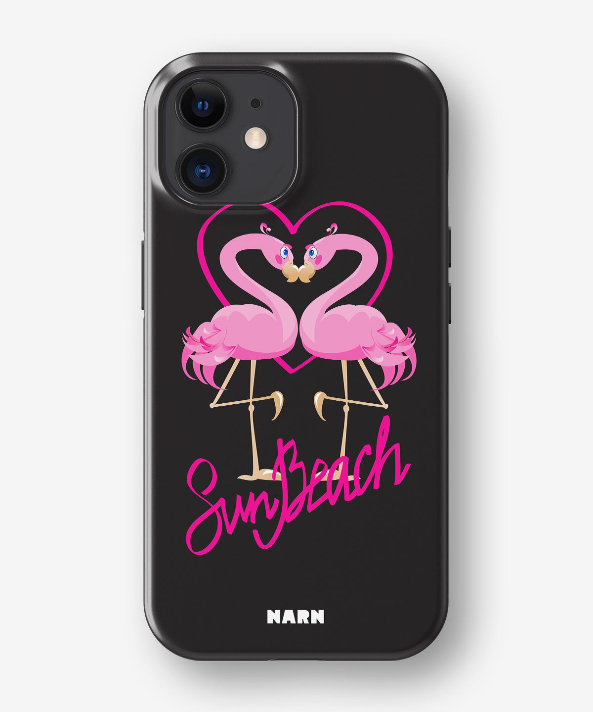 iPhone 11 Tough Case – Beach Flamingo - View 1