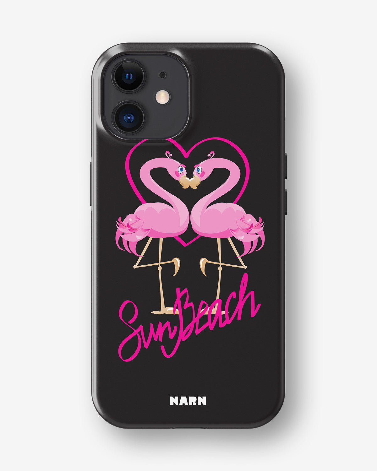 iPhone 11 Tough Case – Beach Flamingo - View 1