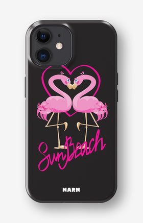 iPhone 11 Tough Case – Beach Flamingo - View 1