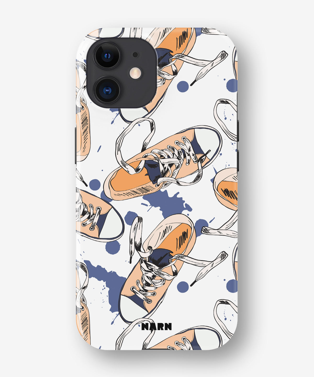 iPhone 11 Tough Case – Apricot Sneakers - View 1