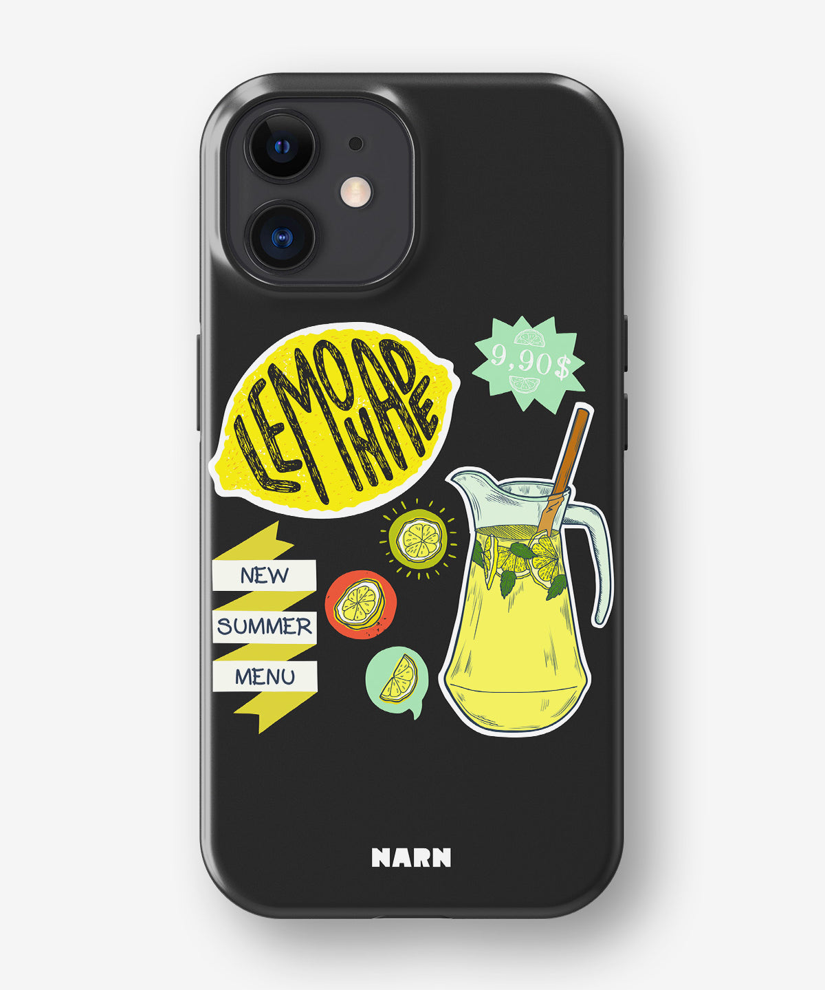iPhone 11 Tough Case – Lemon Summer - View 1
