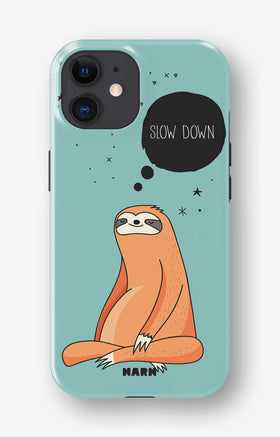 iPhone 11 Tough Case – Slow Down Sloth - View 1