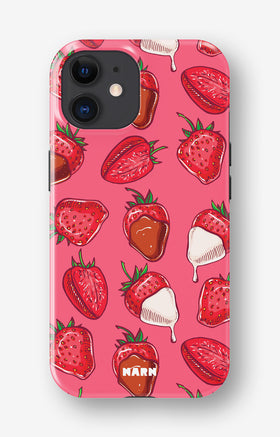 iPhone 11 Tough Case – Strawberry Chocolate - View 1