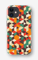 iPhone 11 Tough Case – Retro Geometric - View 1