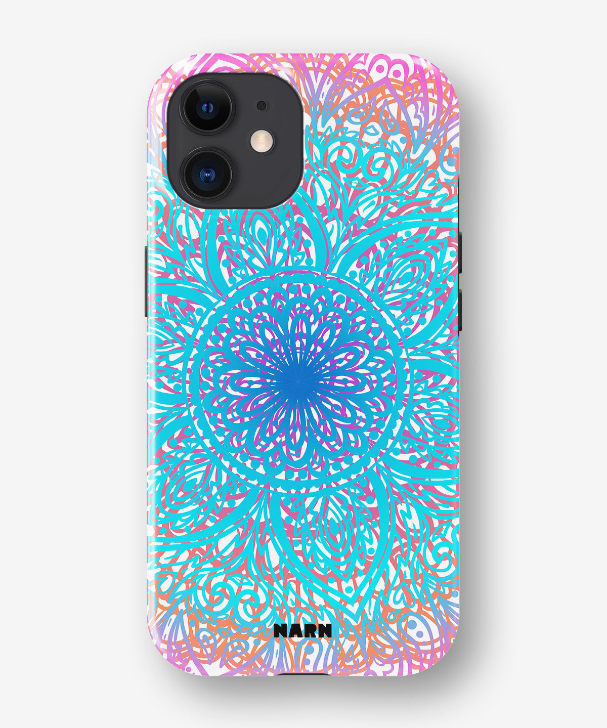 iPhone 11 Tough Case – Pastel Mandala - View 1