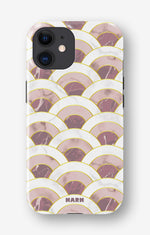 iPhone 11 Tough Case – Pink Marble Waves - View 1
