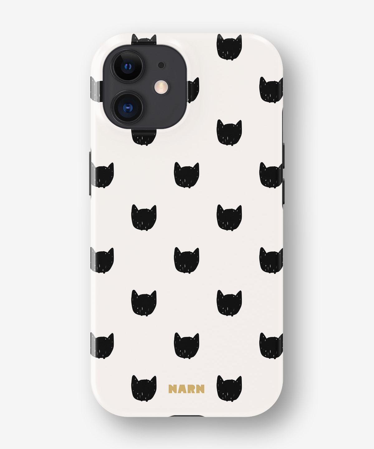 iPhone 11 Tough Case – Kitty Dots - View 1