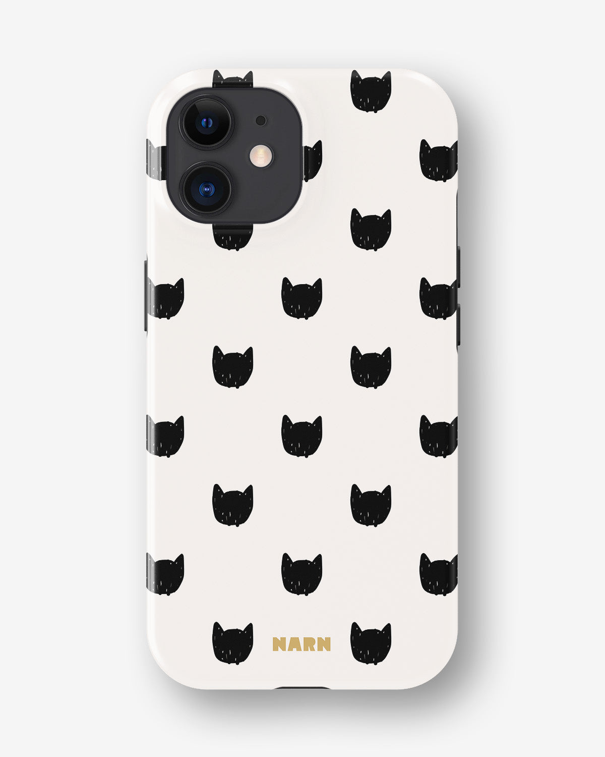 iPhone 11 Tough Case – Kitty Dots - View 1