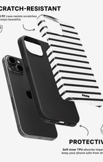 iPhone 11 Tough Case – Black Stripes - View 2