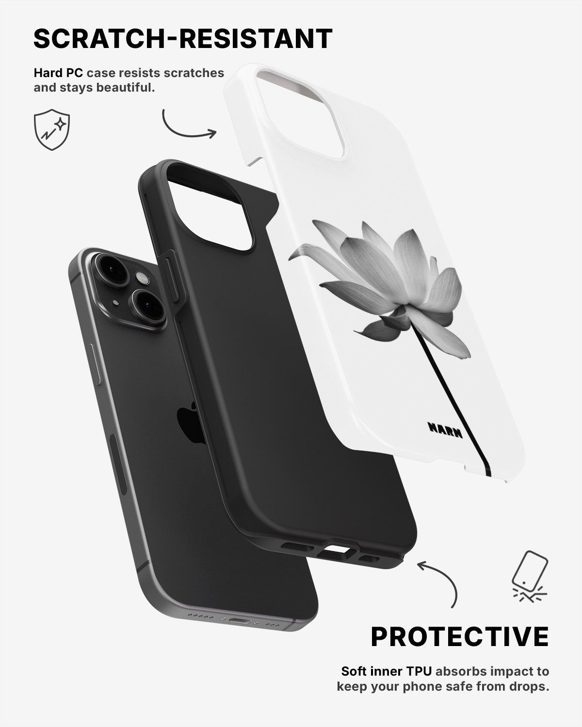 iPhone 11 Tough Case – Lotus - View 2