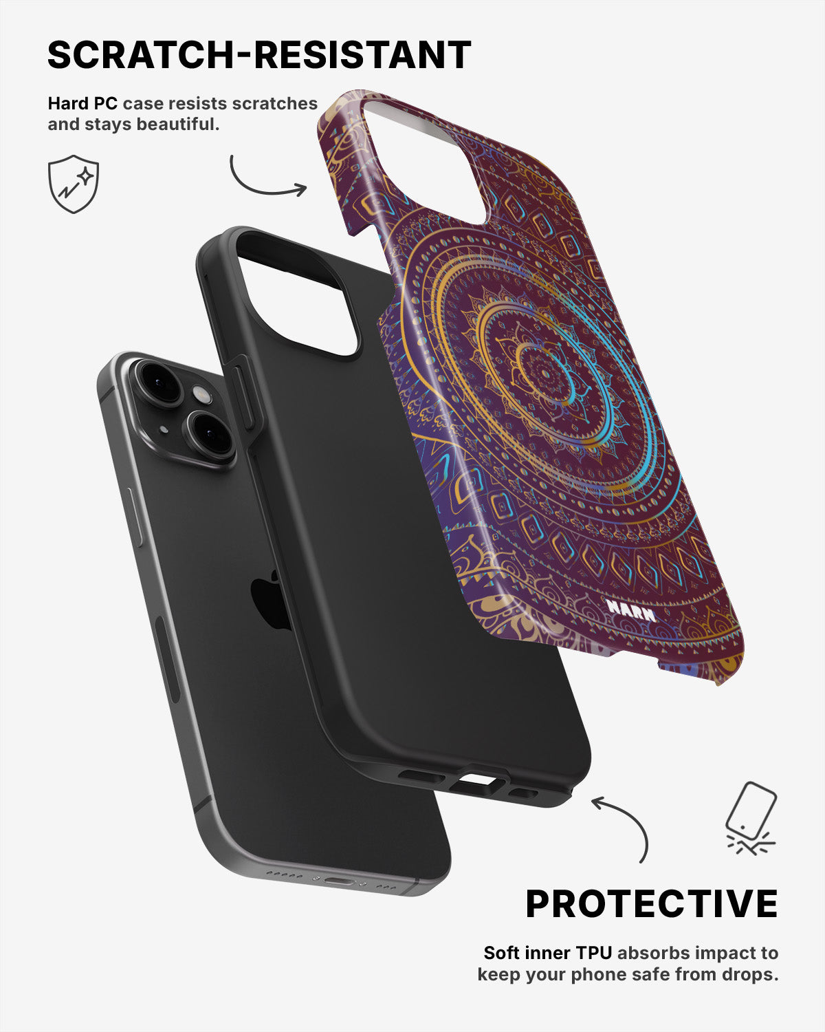 iPhone 11 Tough Case – Royal Mandala - View 2