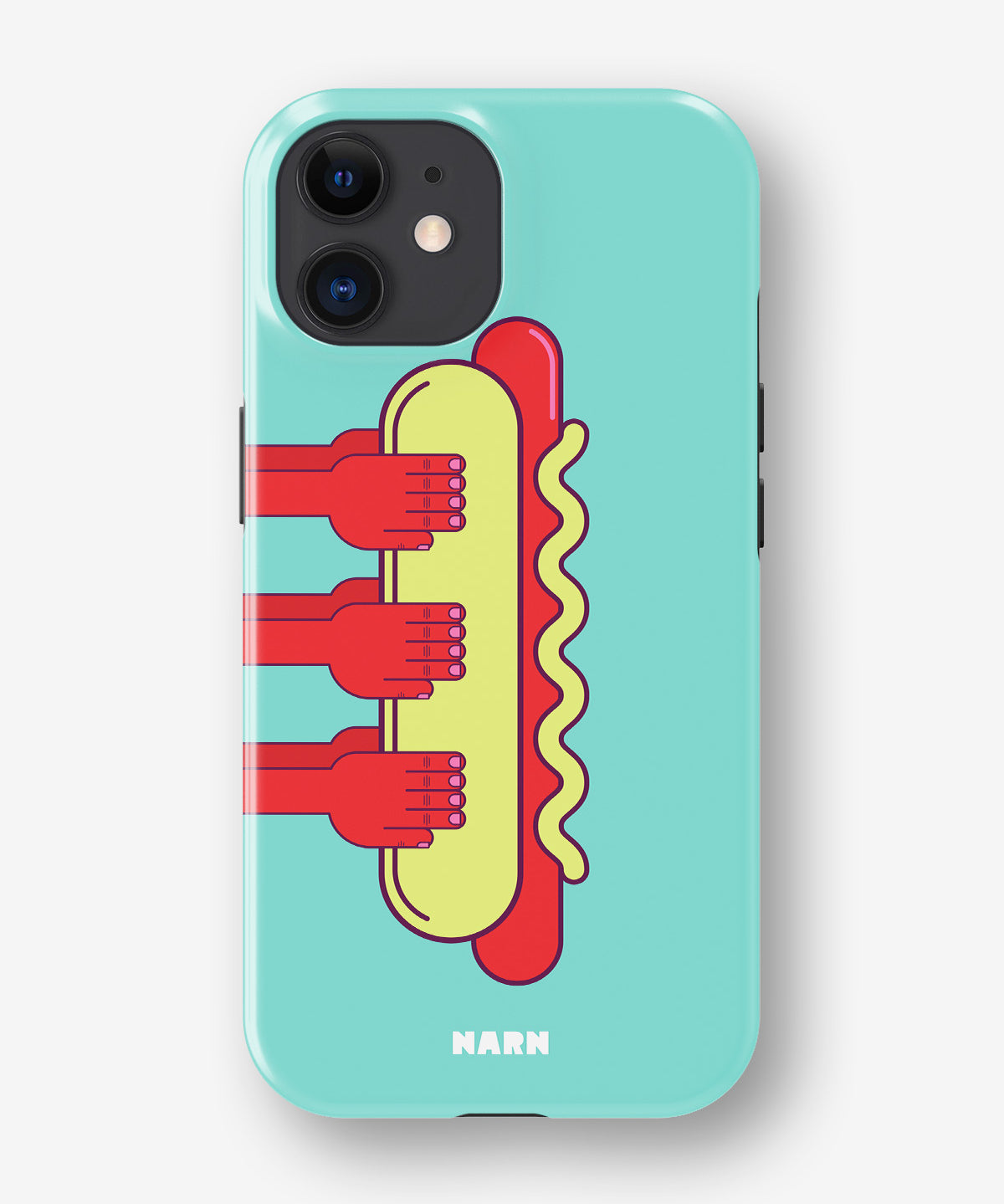 iPhone 12 / iPhone 12 Pro Tough Case – Hot Dog - View 1
