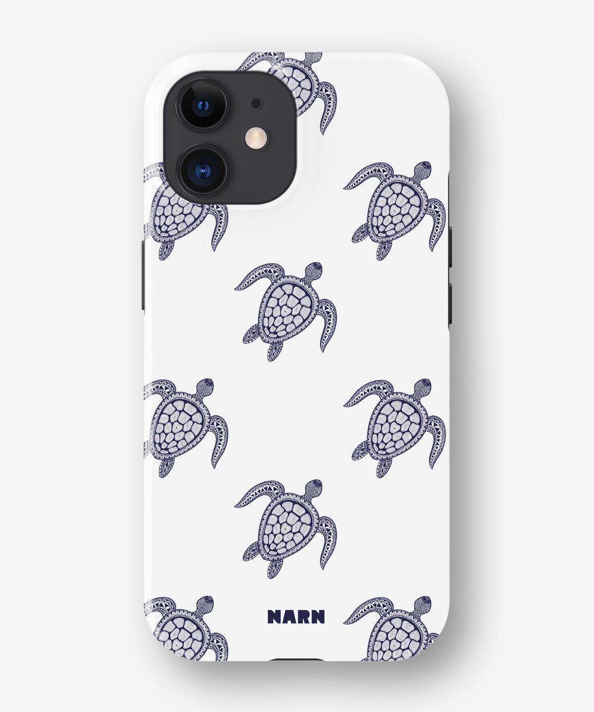 iPhone 12 / iPhone 12 Pro Tough Case – Blue Turtles - View 1