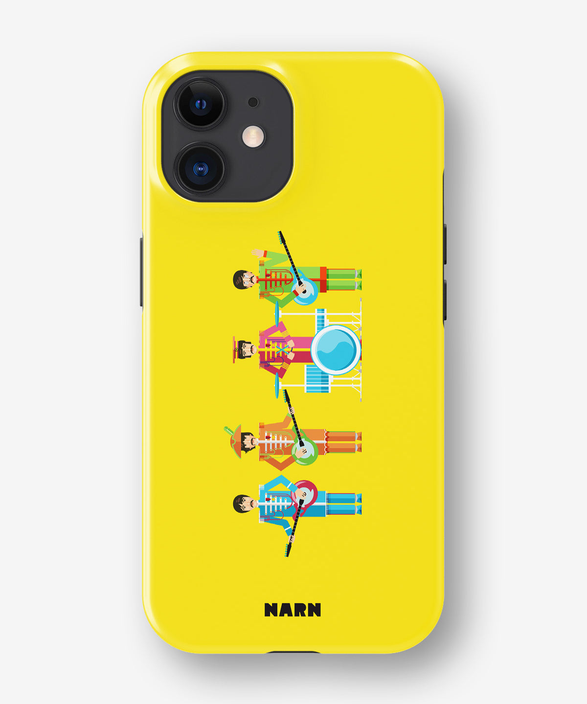 iPhone 12 / iPhone 12 Pro Tough Case – Beatles Yellow - View 1