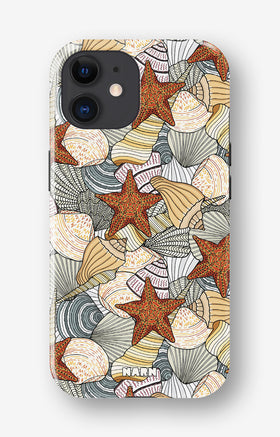 iPhone 12 / iPhone 12 Pro Tough Case – Sea Shells - View 1