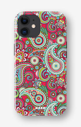 iPhone 12 / iPhone 12 Pro Tough Case – Paisley Paradise - View 1
