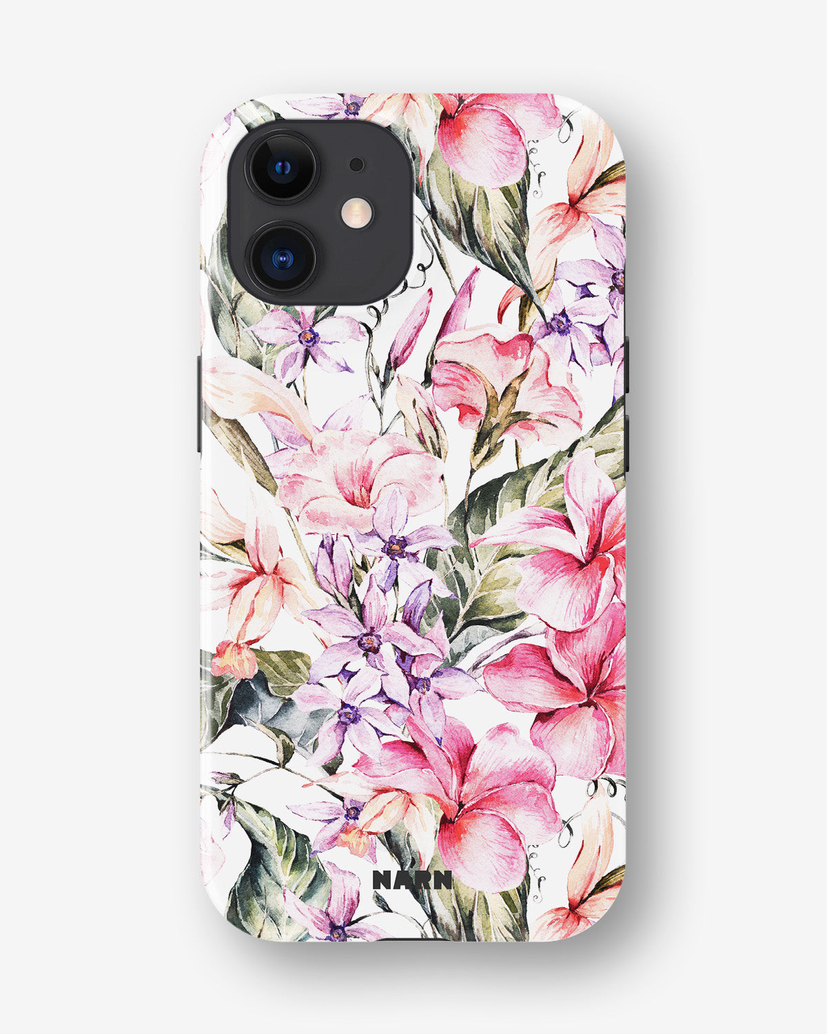 iPhone 12 / iPhone 12 Pro Tough Case – Watercolor Flowers - View 1