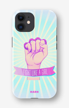 iPhone 12 / iPhone 12 Pro Tough Case – Fight Like A Girl - View 1