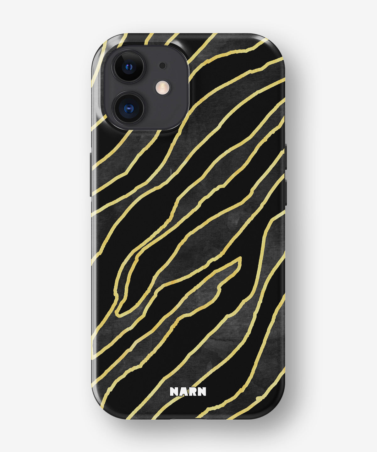 iPhone 12 / iPhone 12 Pro Tough Case – Golden Zebra - View 1