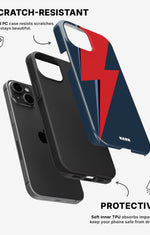 iPhone 12 / iPhone 12 Pro Tough Case – Blue Bowie - View 2