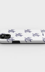 iPhone 12 / iPhone 12 Pro Tough Case – Blue Turtles - View 3