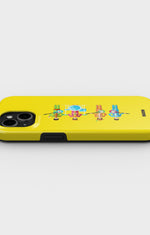 iPhone 12 / iPhone 12 Pro Tough Case – Beatles Yellow - View 3