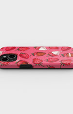 iPhone 12 / iPhone 12 Pro Tough Case – Strawberry Chocolate - View 3