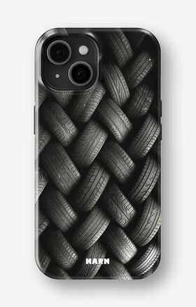 iPhone 13 Tough Case – Tires Wall - View 1