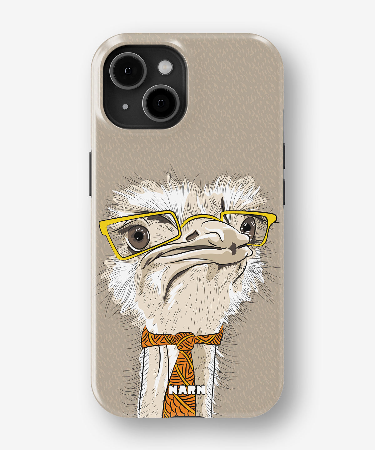 iPhone 13 Tough Case – Hipster Ostrich - View 1