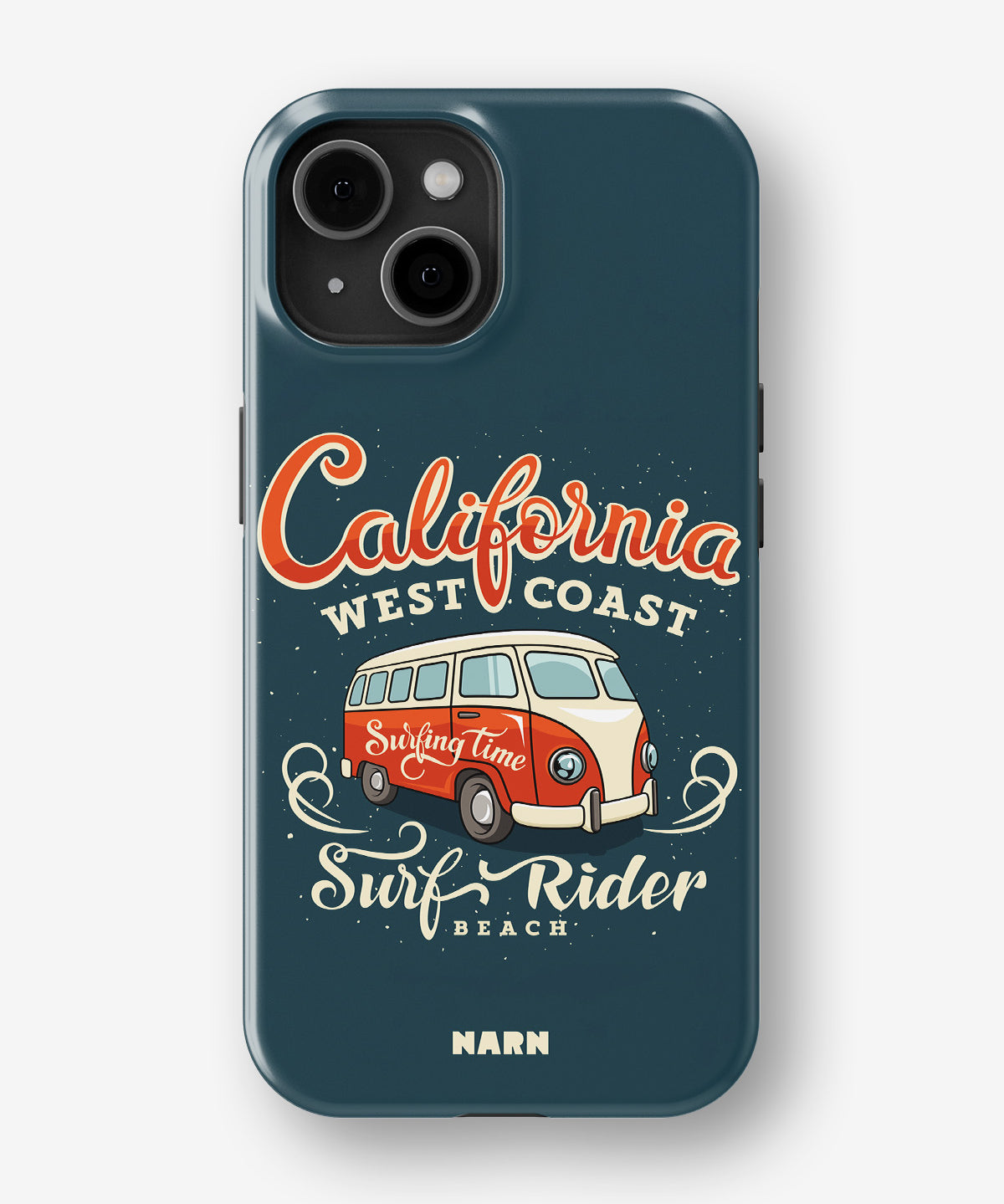 iPhone 13 Mini Tough Case – California Surf - View 1