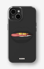 iPhone 13 Mini Tough Case – Golden Lips - View 1