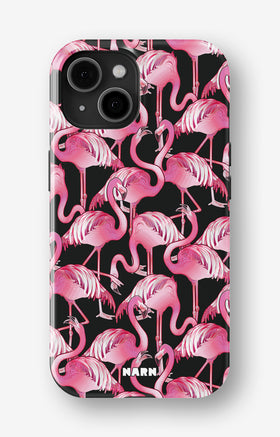 iPhone 13 Mini Tough Case – Flamingos - View 1