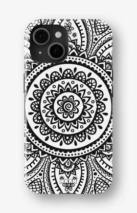 iPhone 13 Mini Tough Case – Henna Mandala - View 1