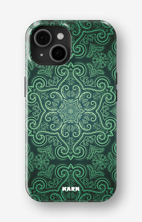 iPhone 13 Mini Tough Case – Retro Forest - View 1