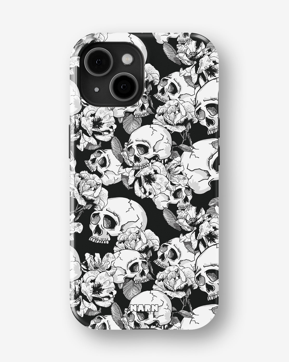 iPhone 13 Mini Tough Case – Skull Garden - View 1
