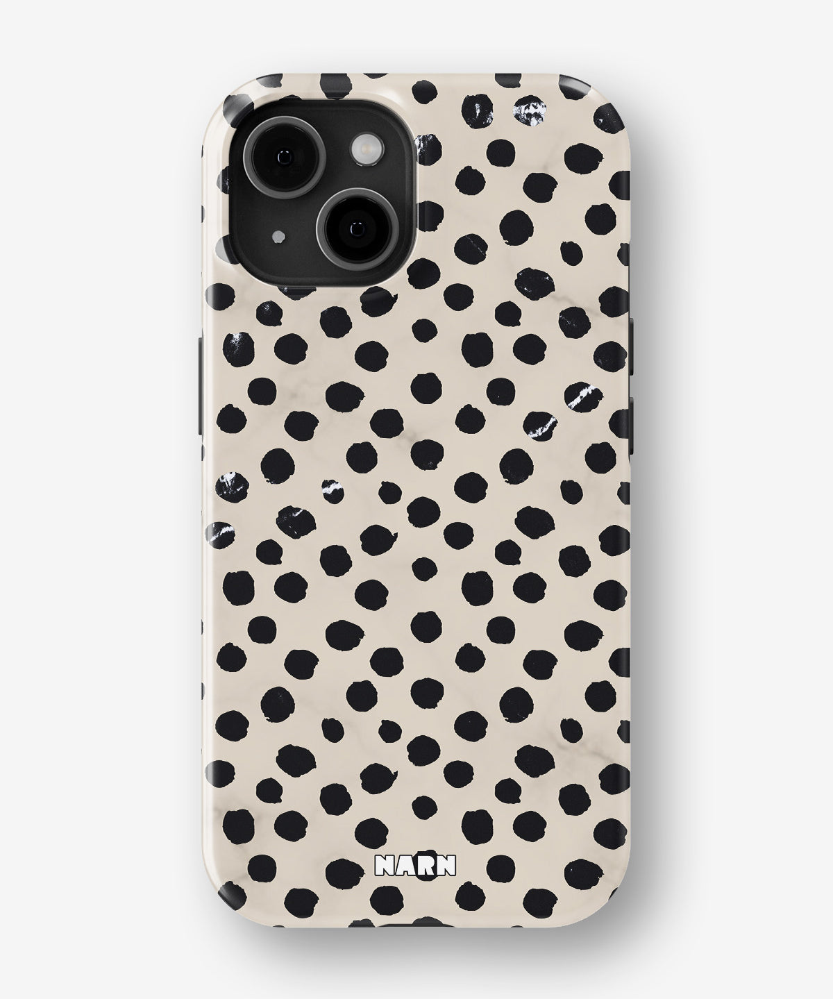 iPhone 13 Mini Tough Case – Marble Dots - View 1