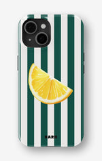 iPhone 13 Mini Tough Case – Lemon Stripes - View 1