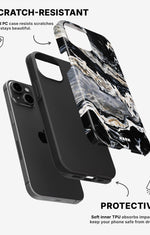iPhone 13 Mini Tough Case – Dark Swirl - View 2