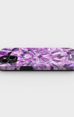 iPhone 14 Tough Case – Lavender Crystals - View 3