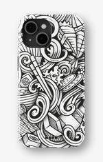 iPhone 15 Tough Case – Japanese Pattern - View 1