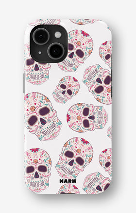iPhone 15 Tough Case – Calavera Skulls - View 1