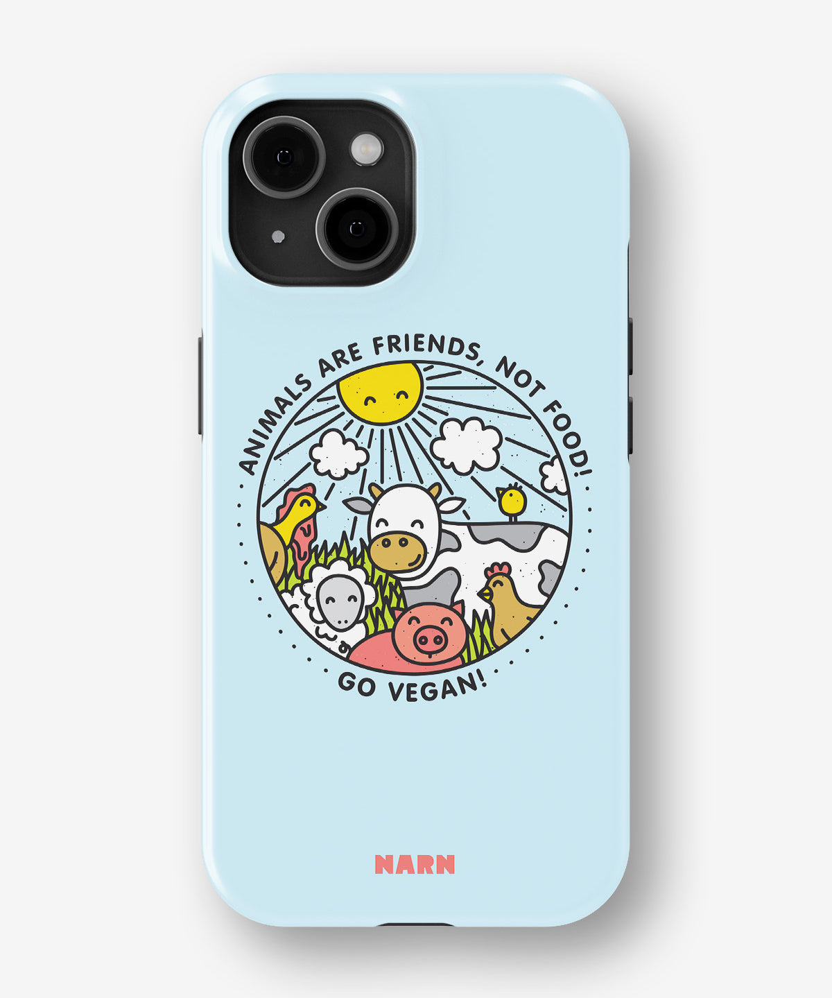 iPhone 15 Tough Case – Friends, Not Food - View 1